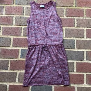 Maroon Lou & grey drawstring dress sz xs